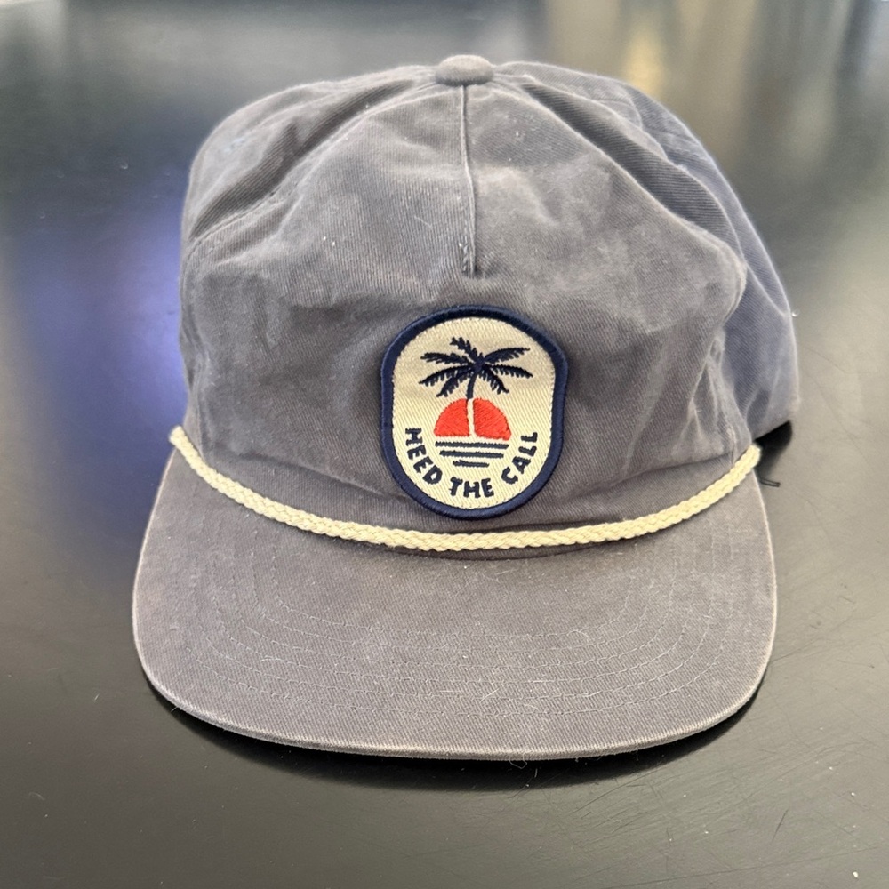Howler Brothers Gray Cap with Palm Patch